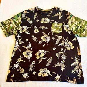 Truth Substance Common Sense Floral Camo Pocket Tee Shirt Mens‎ 2XL